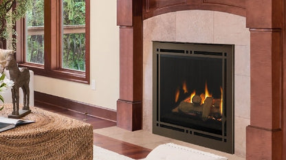 Majestic Meridian Platinum 36 Direct Vent Gas Fireplace - MERIDPLA36