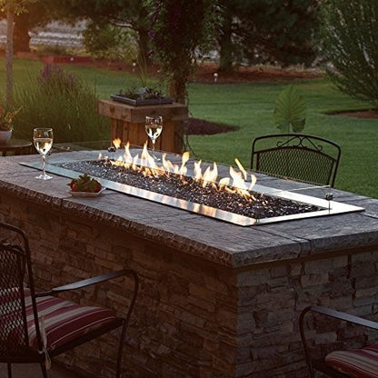 Empire Carol Rose 48 Inch Outdoor Linear Burner with Multicolor LED Lighting - OL48TP18