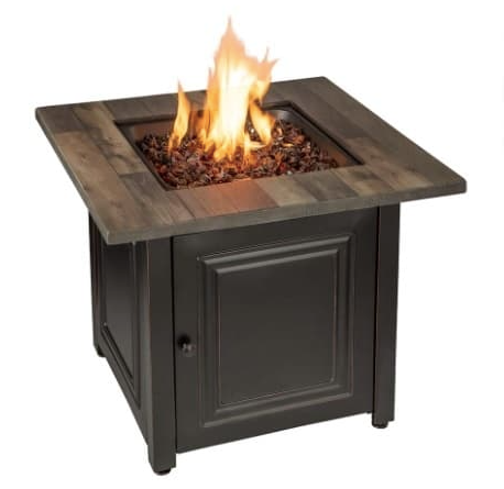 Rustic Gas Fire Pit