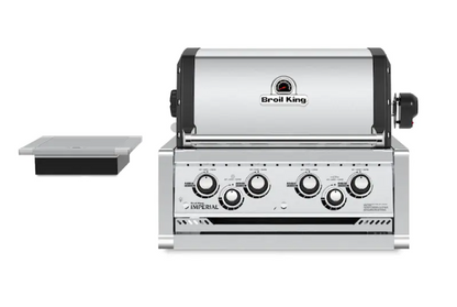 Broil King Imperial 490 4-Burner Built-In Grill With Rotisserie & Side Burner