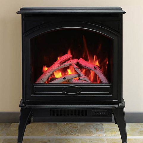 Sierra Flame Lynwood Freestanding Electric Stove with Cast Iron Frame