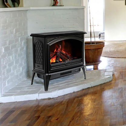 Sierra Flame Lynwood Freestanding Electric Stove with Cast Iron Frame