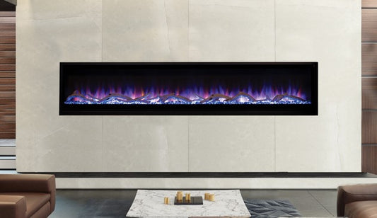 Superior 84 Inch Electric Fireplaces, Radiant - ERL3084