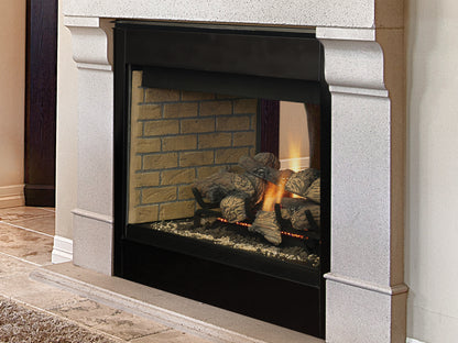 Superior 40 Inch Direct Vent Traditional See-Thru Gas Fireplace - DRT40ST