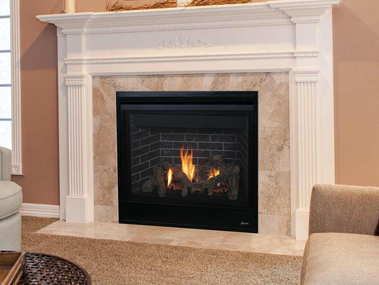 Superior 35 Inch Direct Vent Traditional Gas Fireplace - DRT3035