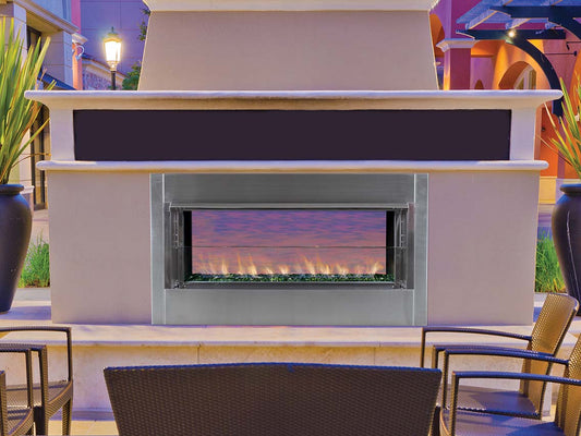 Superior 43 Inch Linear Vent Free Outdoor Gas Fireplace - VRE4543