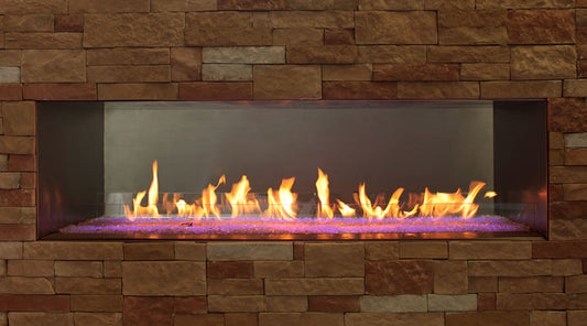 Empire Carol Rose 48 Inch Single Sided Outdoor Linear Fireplace - OLL48FP12S