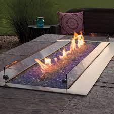 Empire Carol Rose 48 Inch Outdoor Linear Fire Pit Burners - OL48TP10