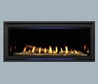 Majestic Gas Fireplace Jade Linear Direct Vent Fireplace with Clean Face Trim