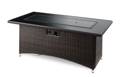 The Outdoor GreatRoom Balsam Montego Linear Gas Fire Pit Table - MG-1242-BLSM-K