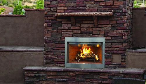 Superior 36 Inch Outdoor Wood Fireplace, Paneled - WRE3036