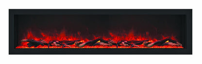 Remii Electric Fireplace, Outdoor Remii 65" Deep Built-in Electric Fireplace (102765-DE) 628110804082