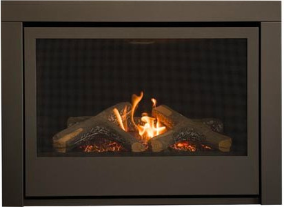 Sierra Flame Gas Fireplace 36" Liquid Propane Direct vent fireplace (THOMPSON-36-DELUXE-NG) 628451612278