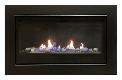 Sierra Flame Gas Fireplace Boston 36" Liquid Propane Direct Vent Linear - Electronic Ignition (BOSTON 36-LP-EI) 628451612346