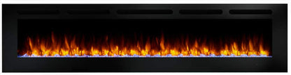 Simplifire Electric Fireplace Allusion 84 inch Recessed Electric Fireplaces