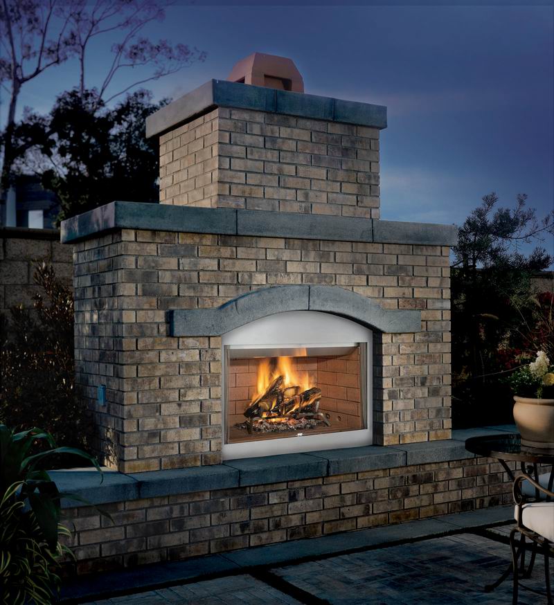 Superior 42 Inch Outdoor Wood Fireplace, Paneled - WRE3042
