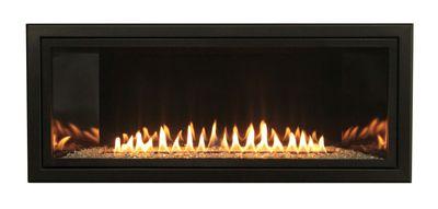 White Mountain Gas Fireplace Boulevard 36 inch Linear Contemporary Vent Free IP Fireplace